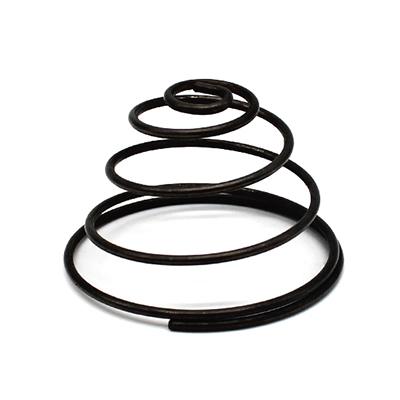 China Hongsheng Custom 3mm Tapered Coil Lathe Cone Shape Steel Tapered Spiral Compression Spring For Scissors for sale