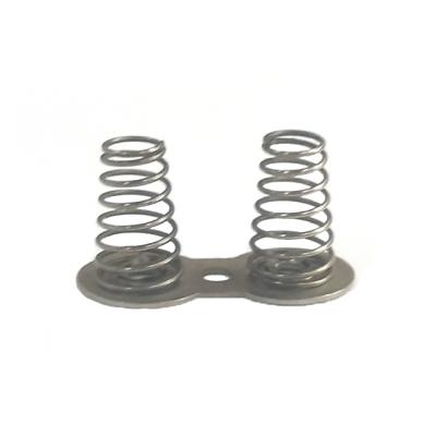 China Conical Coil OEM Double Battery Spring Contact for sale