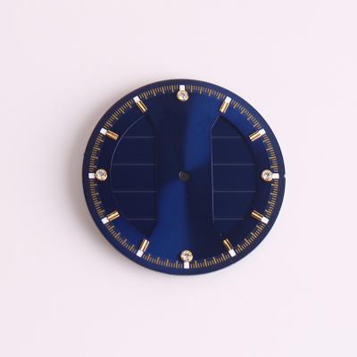 China High Quality Blue Dial Brass Wristwatch Custom Watch Blank Dial for sale