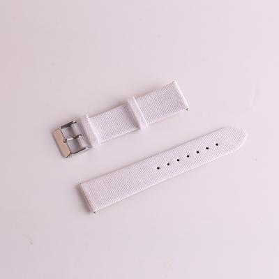 China Hot Selling Fashion Design Canvas Fabric Watch Band Beauty Elastic Watch Strap for sale