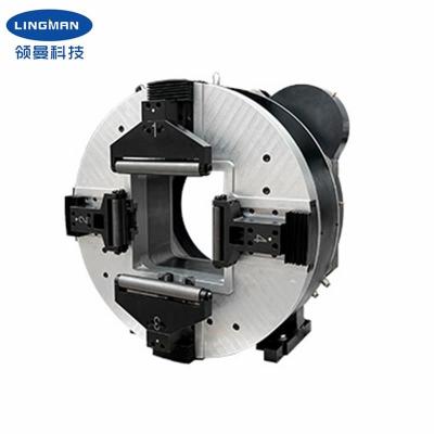 China Professional 4 Jaw Pneumatic Rotary Chuck used in Laser Lachine, made in China, Chinese supplier, for sale