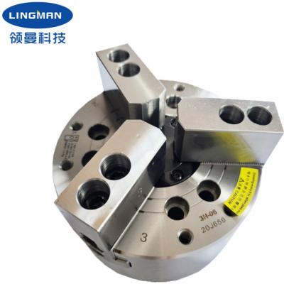 Cina High Speed 3 Jaw Soft Jaw Hydraulic Power Collect Chuck For CNC Lathe Machine in vendita