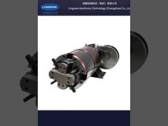lever type hollow four-jaw double-acting feeding chuck（full through hole）