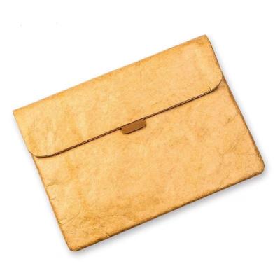 China Custom Waterproof Logo Kraft Paper Slim Computer Tablet Filter Mount Cover For Macbook Air 13 Inch Laptop Sleeve Bag for sale