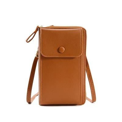 China Shockproof PU Leather Cases Style Folding Women Scratchproof Mobile Cell Phone Purse Wallets End Caps Cross - Body for sale