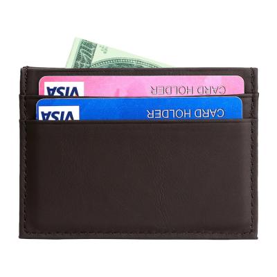 China 2022 Ultra-thin Wallet 2022 Hot Selling Eco-friendly Vegan PU ID Portable Card Holder for sale