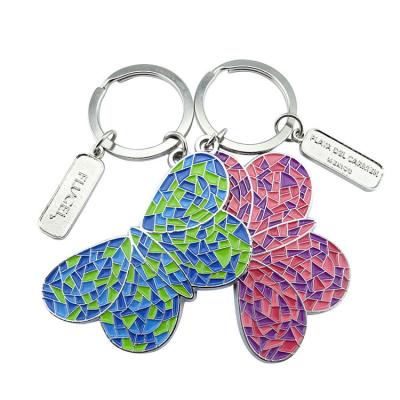 China Factory Direct Anime Metal Key Chain Custom Zinc Alloy Epoxy Metal Environmental Friendly Engraving Key Chain For Sublimation for sale