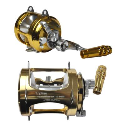 China Fishing Fly Metal Knob Trolling Reel Chinese Cheap Big Reel Set For Boat Deep Sea Saltwater Fishing Reels for sale