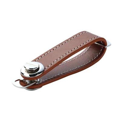 China Leather in high quality hot moq pu leather key chains wholesale current low sale open leather car key chains for sale