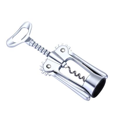 China 2021 OEM Viable Acceptable High Quality Corkscrew Metal Wing Champagne Wine Bottle Opener For Bar for sale