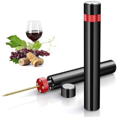 China Viable Hot Sale Stainless Steel Aluminum Alloy Wine Bottle Opener Bar Waiter Wine Bottle Opener Corkscrew for sale