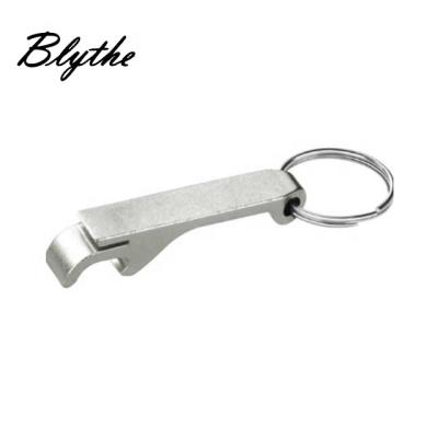 China Customized Viable Beer Bottle Opener Key Chain Keychain Personalized Silver Bottle Opener for sale