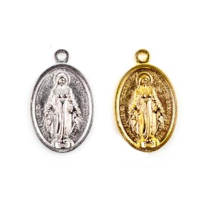 China St Christopher Mary Miraculous Custom Metal Europe Saints Virgin Religious Catholic Medals for sale