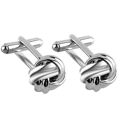 China Unique Vintage Sky Blue Sterling Gift Box Novelty Presentation Round Enamel Cufflinks For Men for sale