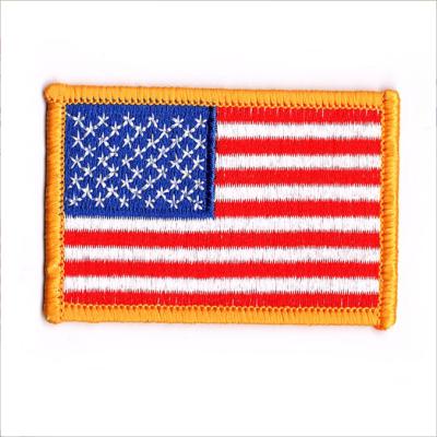 China Iron On Patches Wholesale Nation Flags Customized Iron-On Or Embroidered Patches for sale