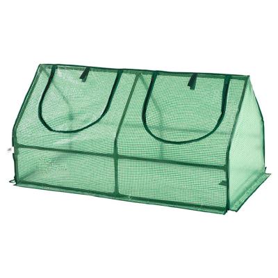 China Small Cloche Cold Frame PE Greenhouse 120x60x60cm for sale