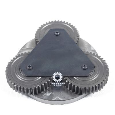 China Construction Machinery Parts ZAX60 Gear for  Excavator Travel Gearbox 1st 2nd Planetary Carrier Gear Set for sale