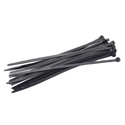 China Black Nylon Cable Tie Zip Tie UV Black Listed UV Resistance Plastic Cable Tie for sale