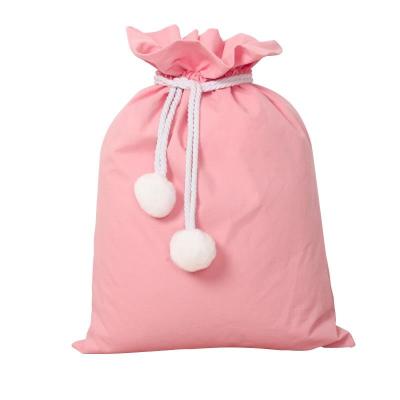 China Fashion Large Personalized Christmas Gift Gag Santa Sack Toy Christmas Sacks Custom Made For Kids for sale