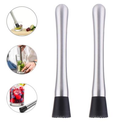 China 2021 Viable Hot Seller Amazon Silicone Bar Tools Silver Ice Polish Disordered Stainless Steel Cocktail Messy Person for sale