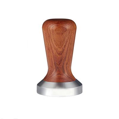 China Modern Hot Sale Coffee Tools 51/58/58 Mm Coffee Tamper With Wooden Handle for sale