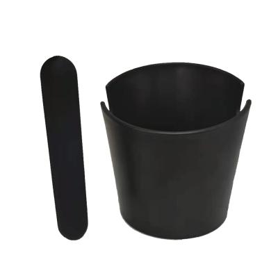 China 2021 Sustainable Custom Coffee Grounds Box Reusing Bucket Grind Bin Household Coffee Tools Coffee Grind Kick Box for sale