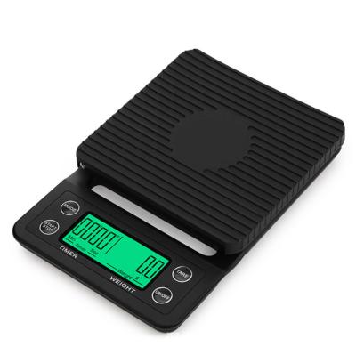 China High Accurate 2021 Amazon Hot Sale Viable Coffee Tools Digital Coffee Scale With Timer for sale