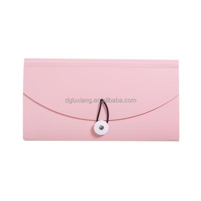 China Amazon Hot Selling PP Material Japanese Style Household PP Bill Storage Cute Folder For Woman for sale