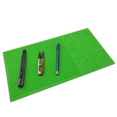 China DIY Paint Amazon Success 2021 Custom 3D Printing Pen Template Soft Silicone Mat 3D Templates Copys Drawing Board for sale