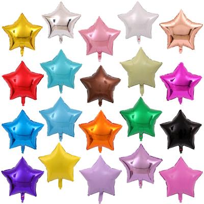 China Brithday Decor /WeedingParty/Newcomer Gifts 18 Inch Star Shape Foil Balloons Happy Birthday Party Wholesale Globos Decoration for sale