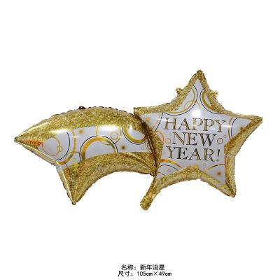 China 2021 Party Decoration New Arrival Aluminum Foil Balloons For Happy New Year for sale