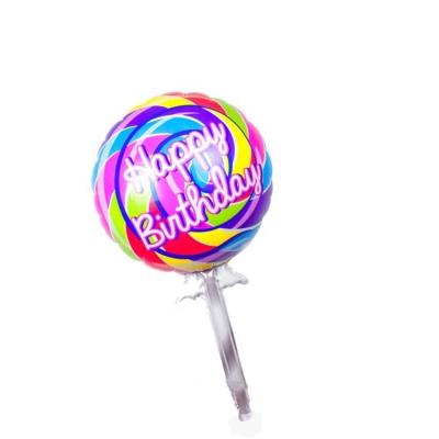 China Chrildren Toys Lollipop Foil Balloon Helium Balloon Happy Birthday Decoration Kids Gifts [NEW] 100x69cm Favor for sale