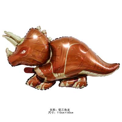 China Wholesale Decor/Brithday /WeedingParty Gifts Dinosaur Shaped Animal Foil Helium Foil Balloons For Party Decoration for sale