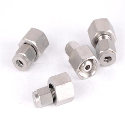 China Pipe lines connect instrumentation pipe fittings metal joint 3 pieces of union stainless steel 316/316L, 304,304L, 6000 PSI 3000#, 6000# alloy 2 materials for sale