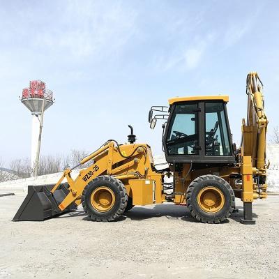 China Time Saving WZ30-25 Backhoe Loader Tractor High Efficiency For Construction Works for sale