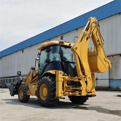 China Construction Works 4×4 Backhoe Loader Powering Building Equipment for sale