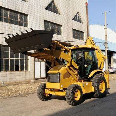 Китай Строительные работы 4WD Backhoe Loader высокопроизводительные земляные двигатели продается