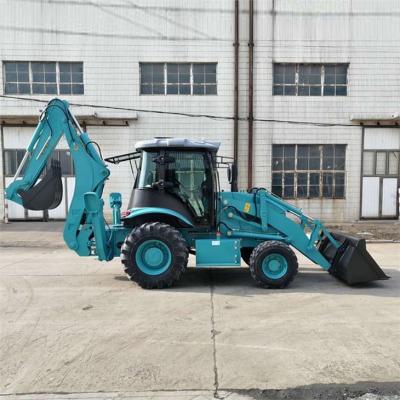 China Construction Works 4×4 Compact Loader Backhoe High Performance for sale