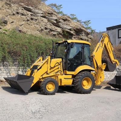 China 4×4 Compact Tractor Loader Backhoe Used In Construction Projects for sale