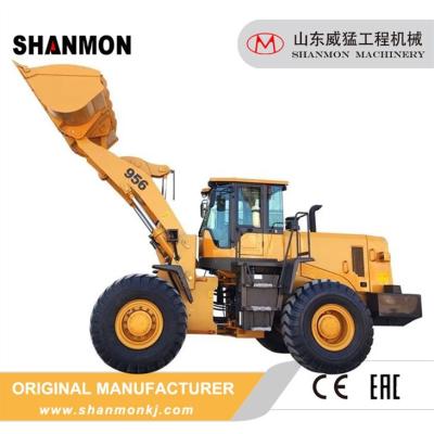 China 956 5 Ton Wheel Loader Yellow Red Orange Blue With Boom Structure for sale