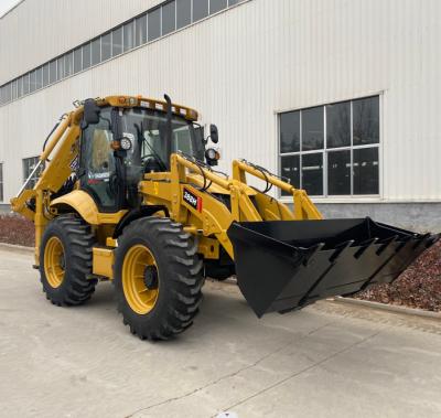 China 10.6Ton 4CX Backhoe Loader:SHANMON388H Sturdy And Flexible Earth Moving Equipment zu verkaufen