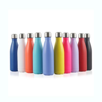 China 17oz 500ml Double Wall Stainless Steel Water Bottle Thermos Flask Viable Collection For Camping for sale