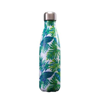 China Sustainable Double Wall Stainless Steel Vacuum Cola Water Bottle With Custom Logo Thermos Drinkware for sale