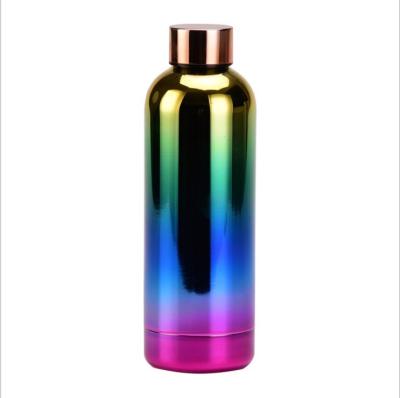 China 450ml 750ml 1000ml Double Wall Stainless Steel Water Bottle Vacuum Flask Viable Custom Color Wholesale for sale