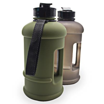 China Sustainable Water Bottle Large BPA FREE 1.3L 2.2L Sports Gym Fitness Bodybuilding Plastic Shaker Water Bottle for sale