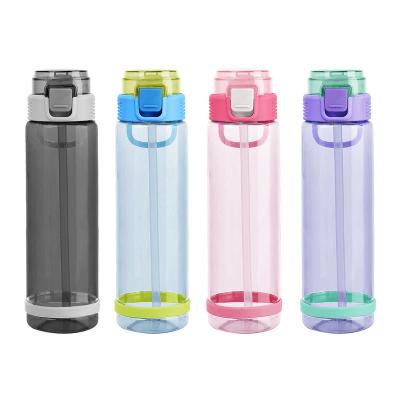 China Bpa Viable Free Hydrate Hot Water Bottle Gym Sport Tritan Sale Bottle Time Marker Drinking Water Bottle for sale