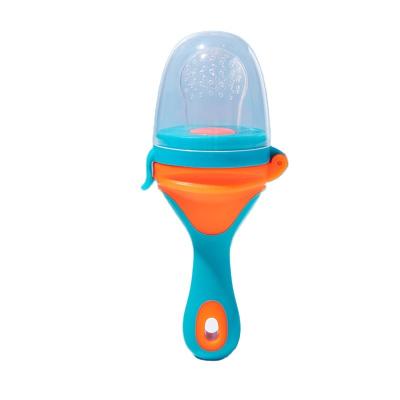 China Food Grade BPA Long Baby Fruit Silicone Free Nipple Feeder Relief Teether Teether Soft Chew Toy for sale