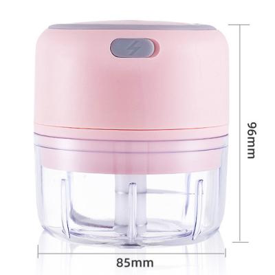 China Cleaver USB Charging Smart Portable Baby Food Processor Mini Electric Fruit Chopper Vegetable Chopper Electric Chopper for sale