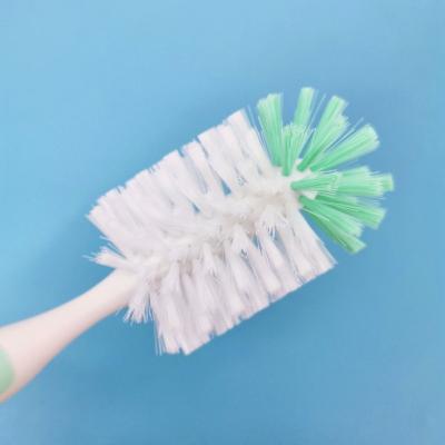 China Sustainable 2 in 1 Feeding Bottle Cleaning Brush Suction Holder Custom Nylon Type OEM ODM Tool Kit for sale