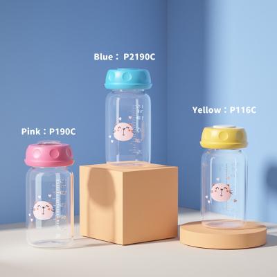 China Neck PP 120ml BPA Free Infant Baby Food Grade Breastmilk Standard Material Storage BPA Free Bottle Feeding Clear Scale for sale